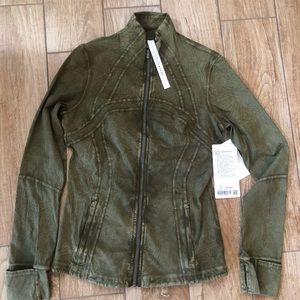 Lululemon Define Jacket Nulux Sz 8 Green
